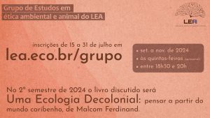 2024/2º semestre – Ecologia Decolonial